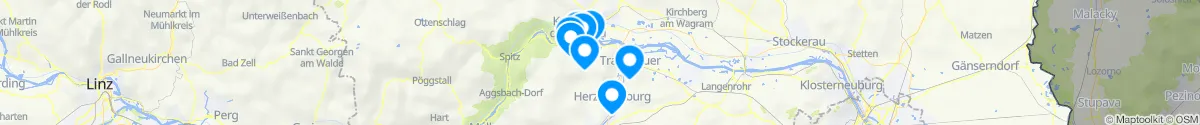 Map view for Pharmacies emergency services nearby Nußdorf ob der Traisen (Sankt Pölten (Land), Niederösterreich)
